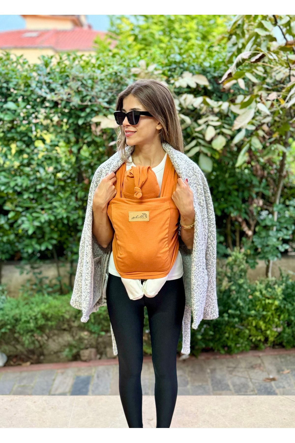 Anakucağı Cepli Bebek Taşıma Şalı, Bebek Askısı Sling