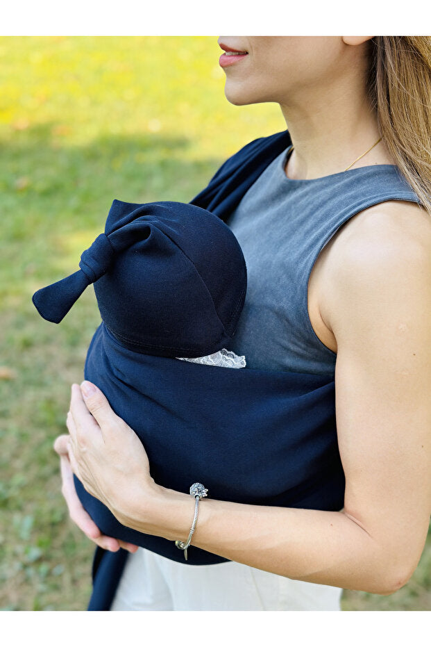Kubbe Anakucağı Wrap Sling - Lacivert 3