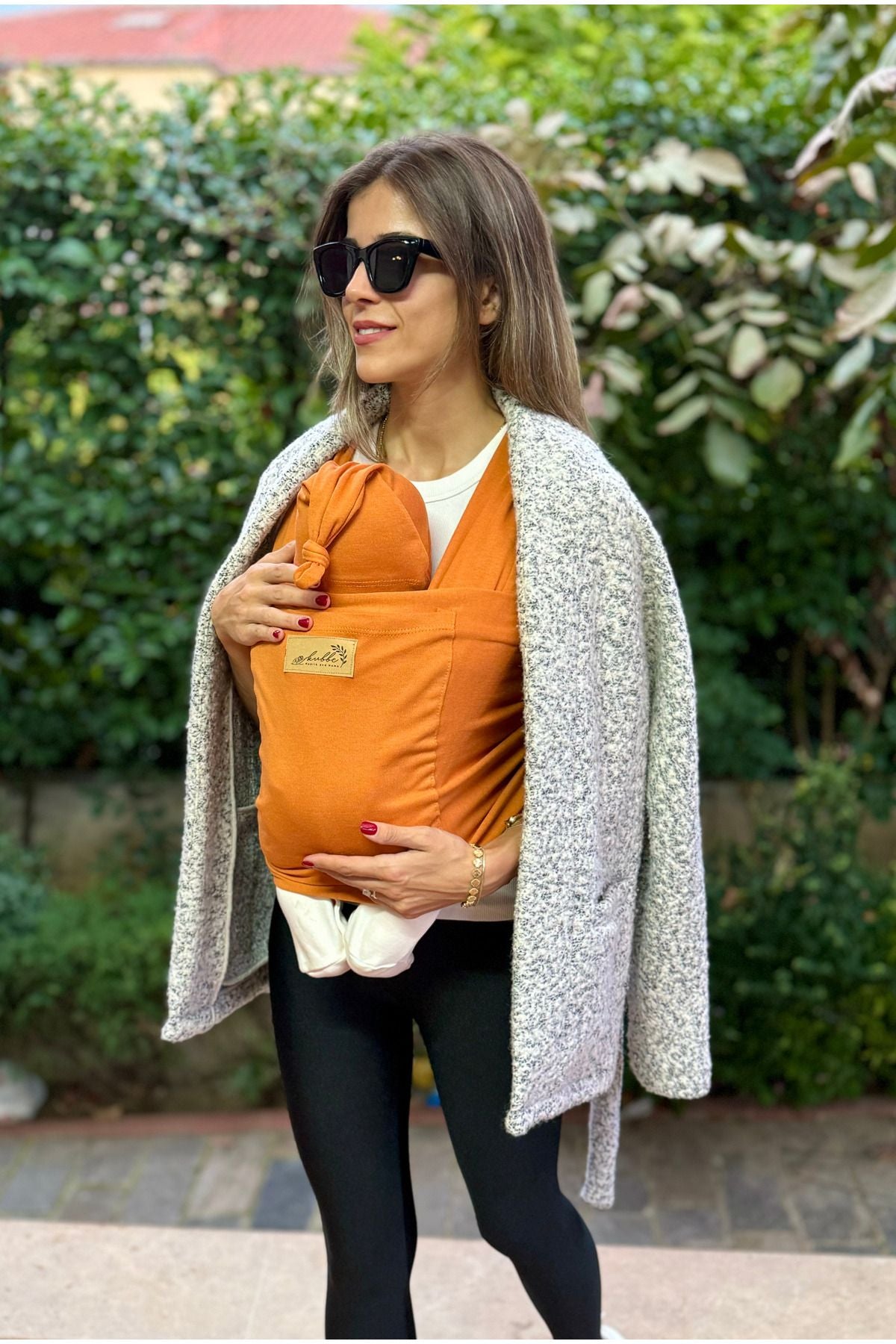 Anakucağı Cepli Bebek Taşıma Şalı, Bebek Askısı Sling