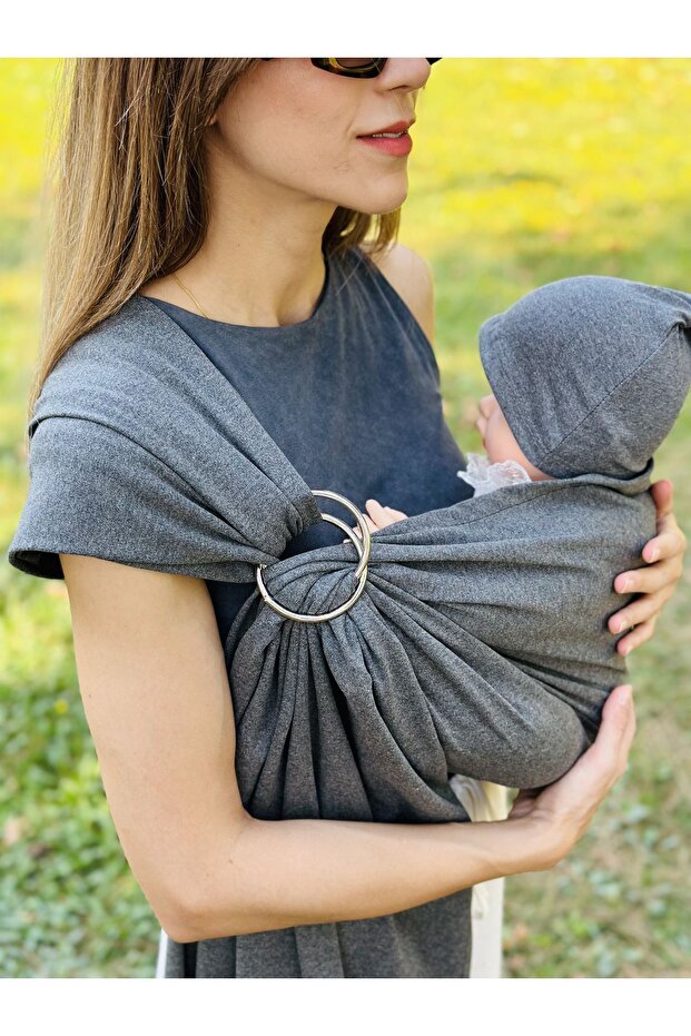 Kubbe Anakucağı Wrap Sling - Gri 2