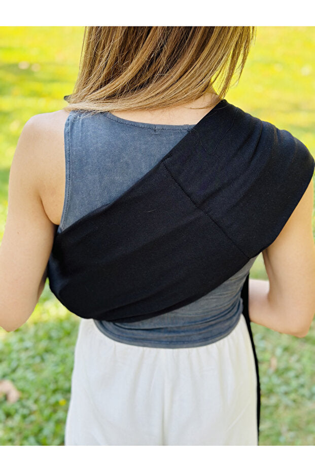 Kubbe Anakucağı Wrap Sling - Siyah 6