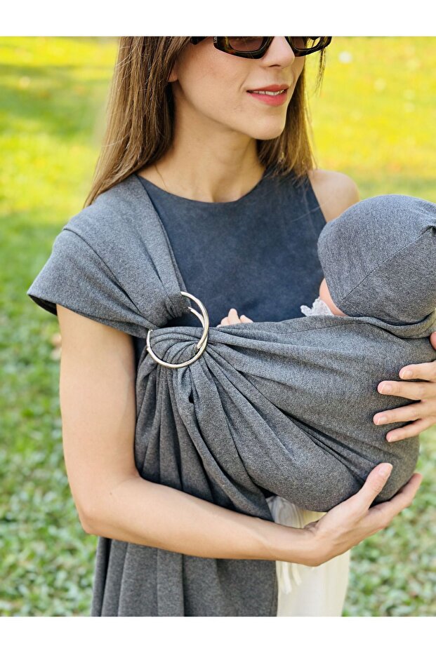 Kubbe Anakucağı Wrap Sling - Gri 3