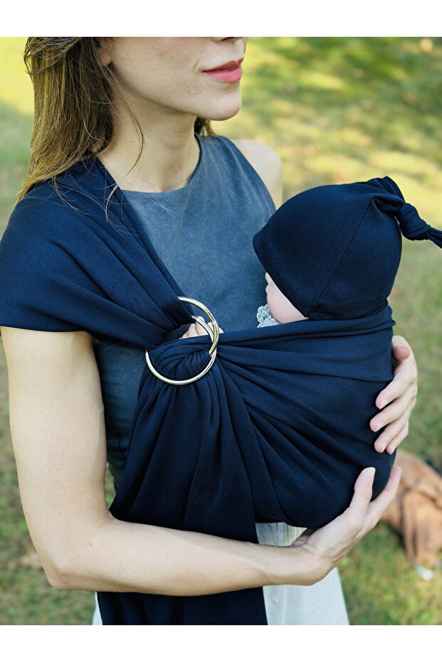 Kubbe Anakucağı Wrap Sling - Lacivert 2