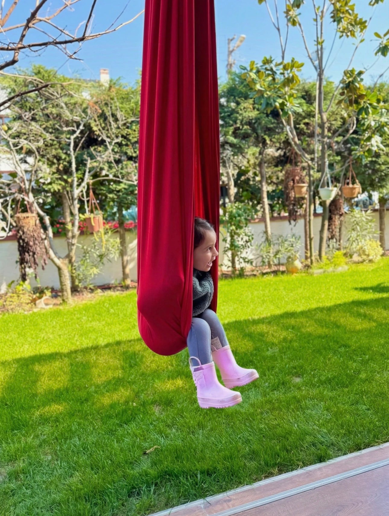 Kubbe Koza Cuddle Yoga Swing - kullanım 2
