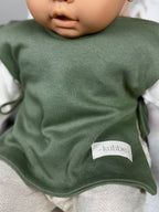 Kubbe Pamuklu Mama ve Salya Önlüğü | Modern Tasarım, Yüksek Emicilik ve Kolay Giydirme Sistemi